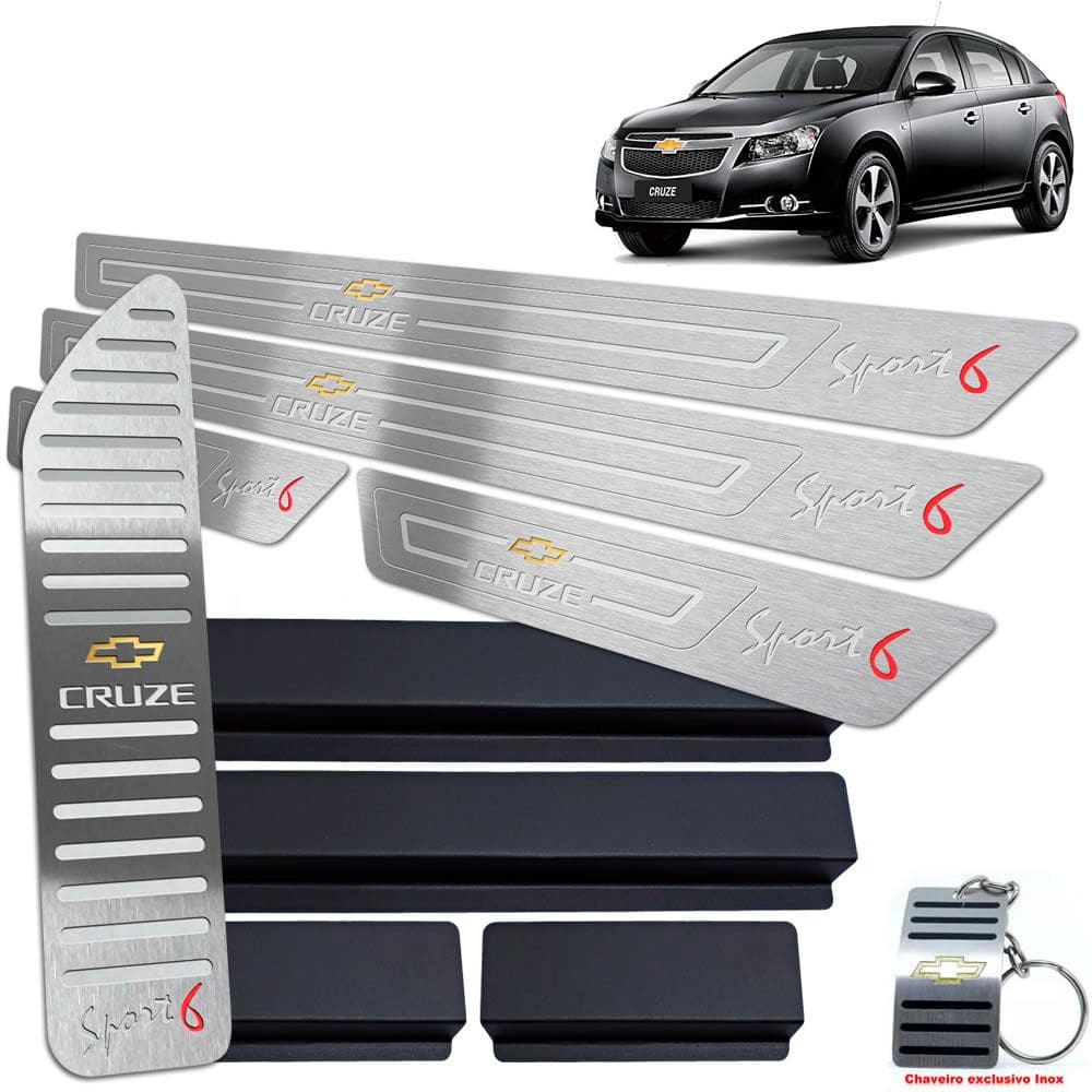 Descanso Soleira Prata Baixo Relevo Cruze Sport6 2012 A 2016