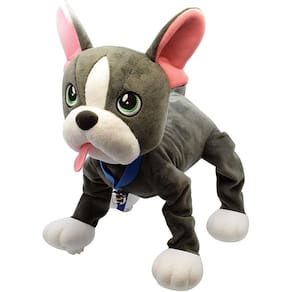 Peppy Pets Buldogue Francês Dog Walks Runs Plush Interactive