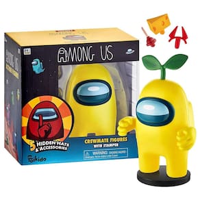 Among Us Stamper Yellow Crewmate Plant Hat 7 "Jogo de Vídeo