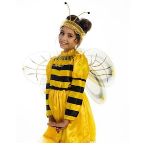 Bumblebee tamanho da abelha M Girls Animal Costume Dress-Up Play Crianças