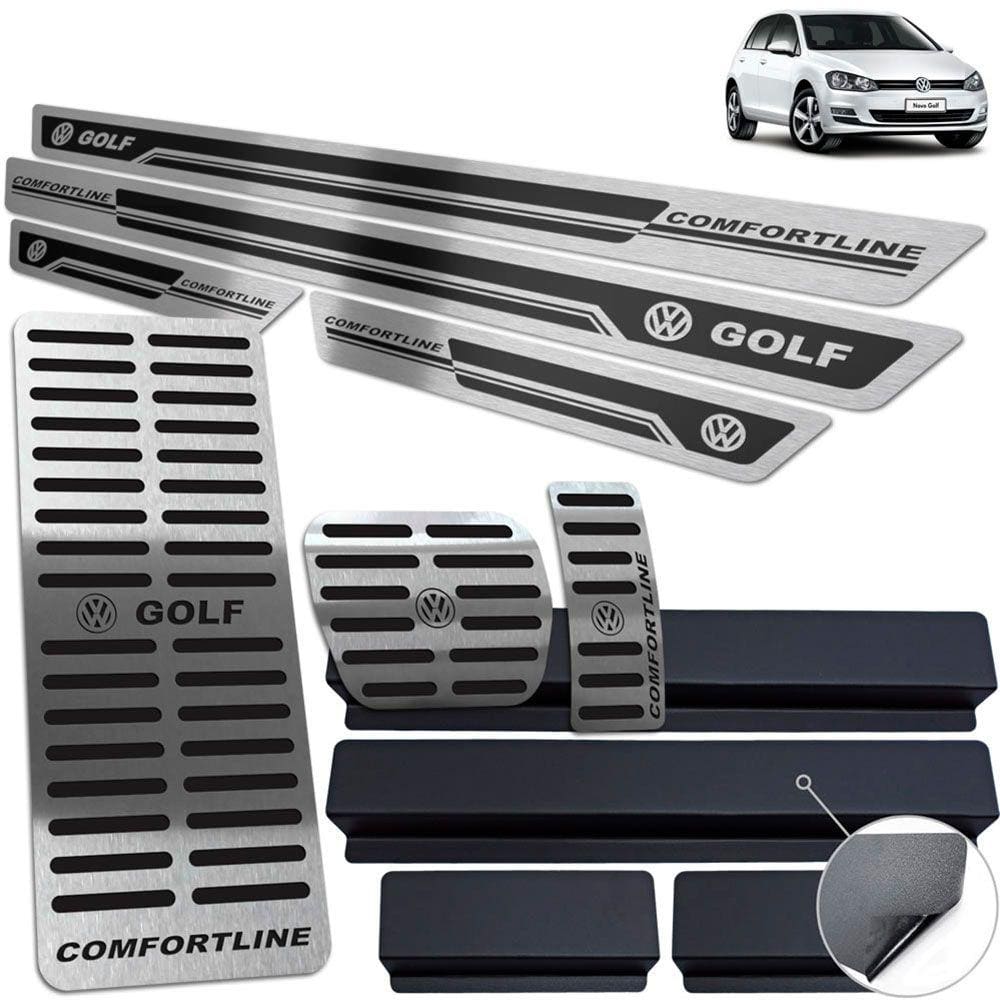 Descanso Pedaleira Automático Soleira Golf Comfortline Preto