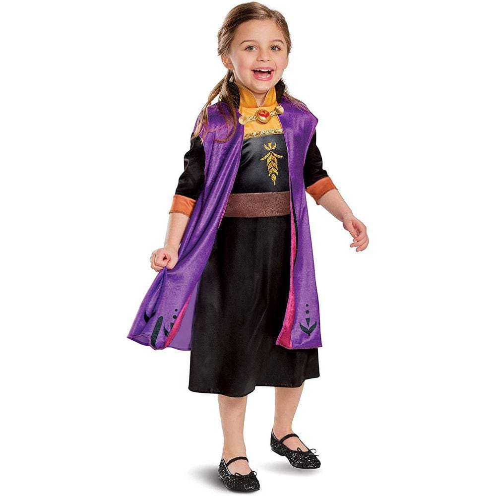 Disney Frozen 2 Anna Classic tamanho XS 3T/4T Meninas Licenciadas
