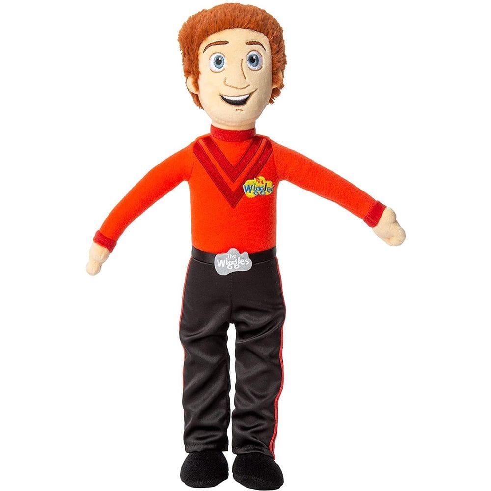O Wiggles Red Wiggle Simon Pryce 14 ”Boneca de pelúcia famosa
