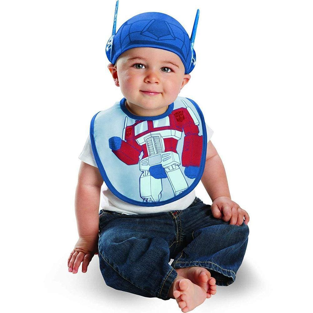 Transformers Optimus Prime Bib Infantil e Chapéu Costume