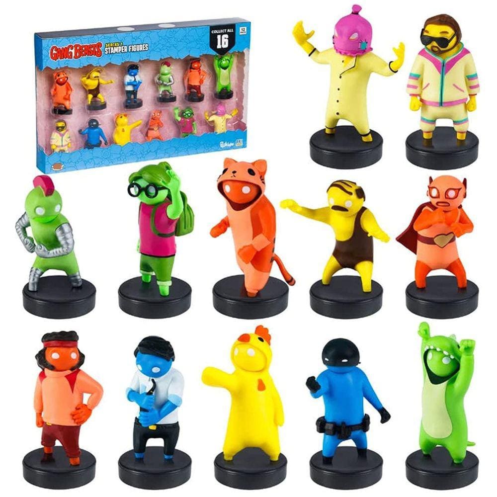 Gang Beasts Ink Stamper 12pk Pijamas Cyborg Cat Personagem