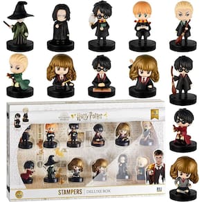 Conjunto de carimbos Harry Potter 12 unidades com personagens - Severus, Draco, Minerva e Hermione
