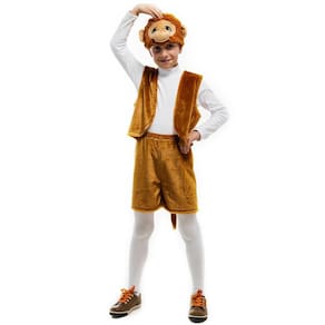 Macaco Selva Animal tamanho S Meninos Fantasia de Pelúcia Dress-Up Play