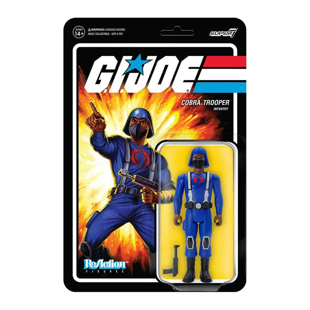 G.I. Joe Afro-Americano Cobra Trooper H-Back Infantaria