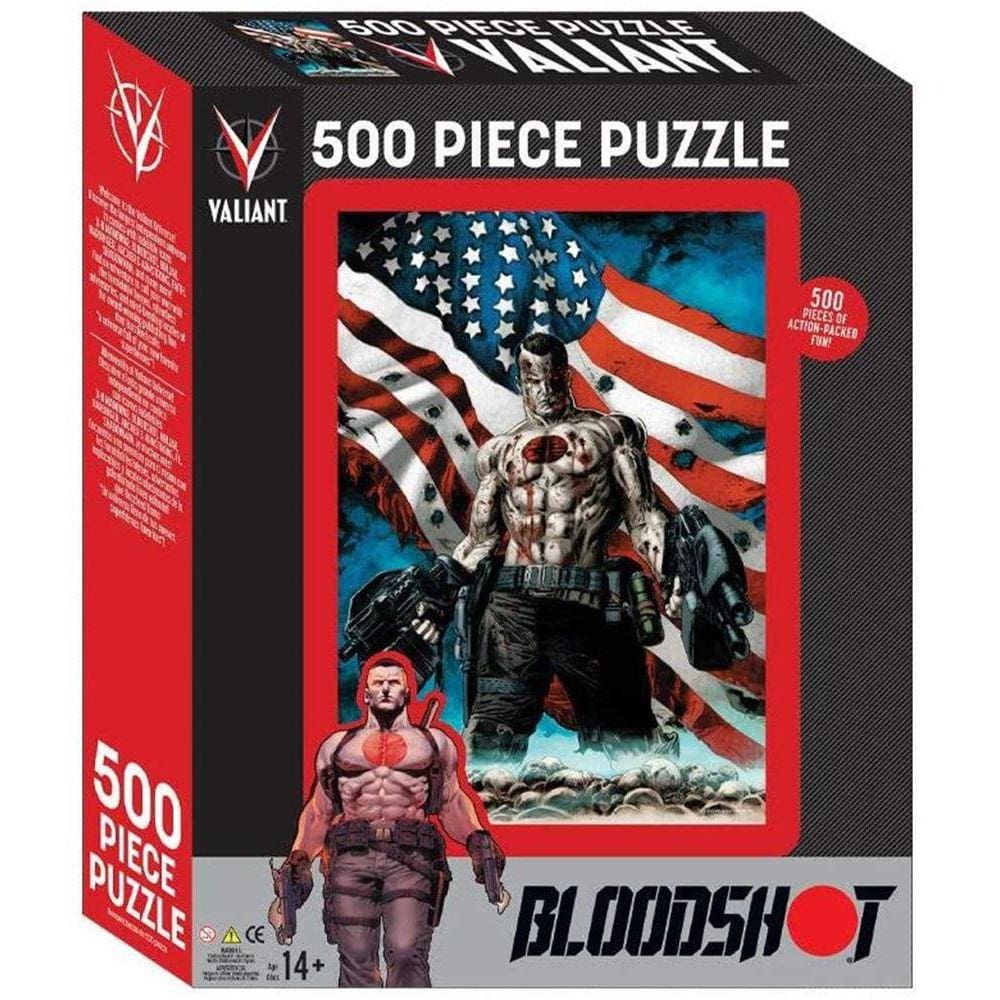 Valiant Comics Universo Bloodshoot EUA Bandeira 500 Piece Jigsaw