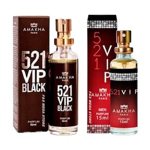 Kit 2 Perfumes Amakha Paris 15ml VIP Men e VIP Black