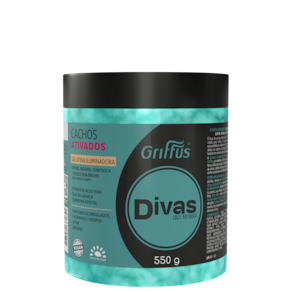 Griffus Divas do Brasil Cachos Ativados - Gelatina Iluminadora 550g
