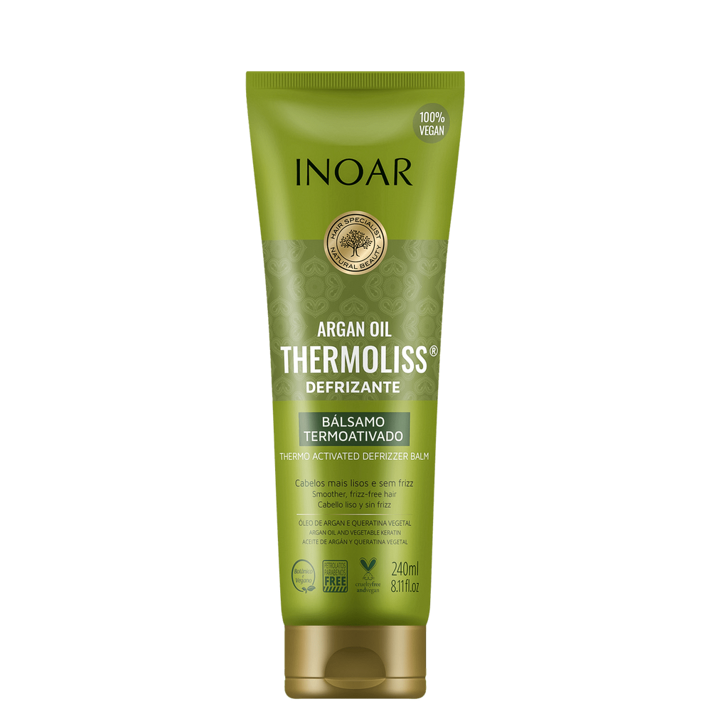 Inoar Argan Oil Thermoliss Bálsamo Antifrizz 240 Ml  Blz