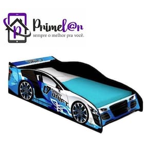 Cama Solteiro Com Proteção Lateral Carro Drift