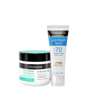Kit Neutrogena 3 em 1 Sun Fresh Duo (2 Produtos)