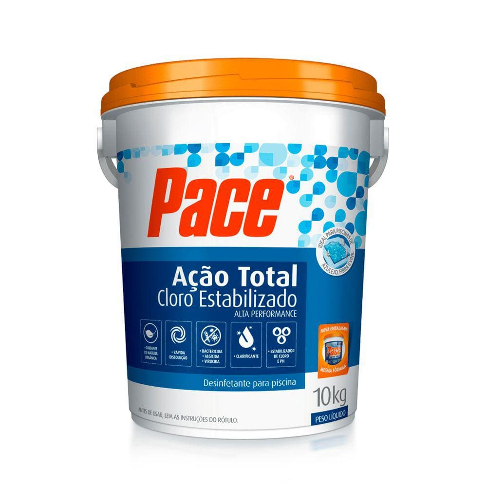 Cloro Estabilizado Pace Ação Total HTH 10kg