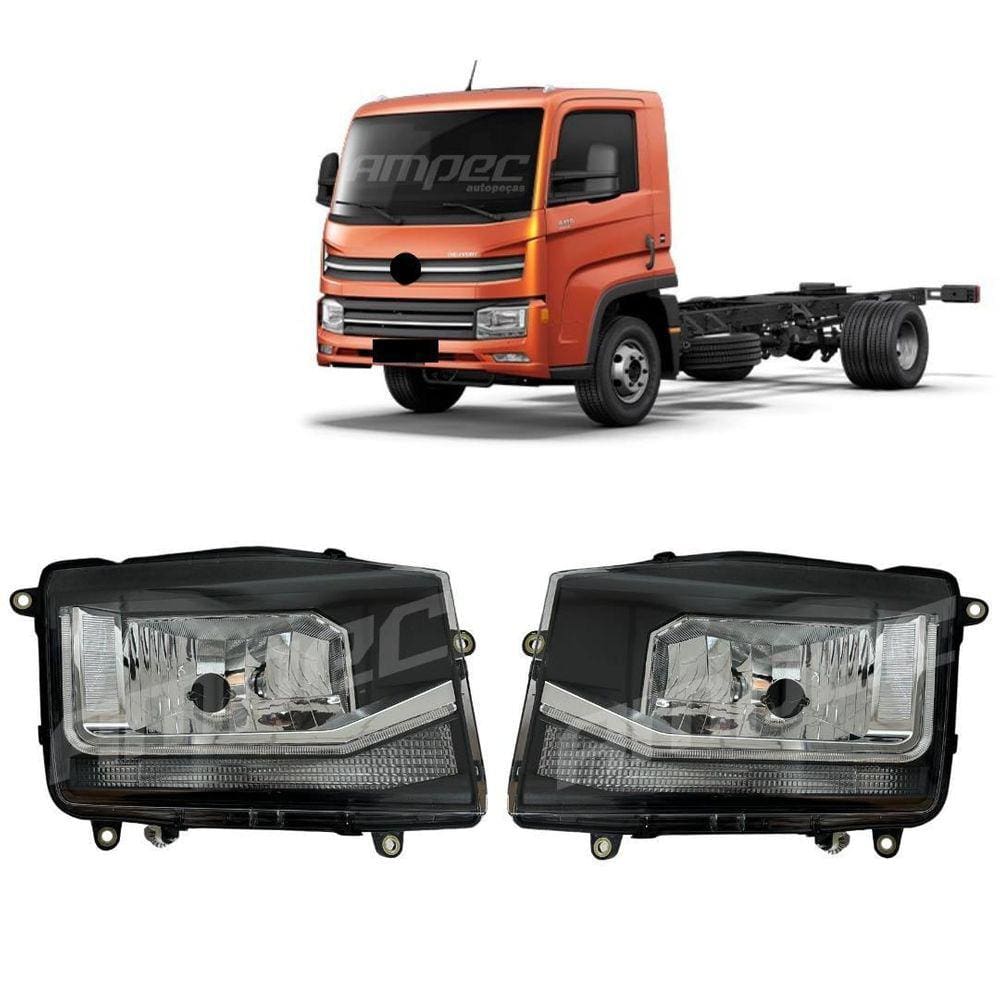 Farol Principal VW Delivery Policarbonato