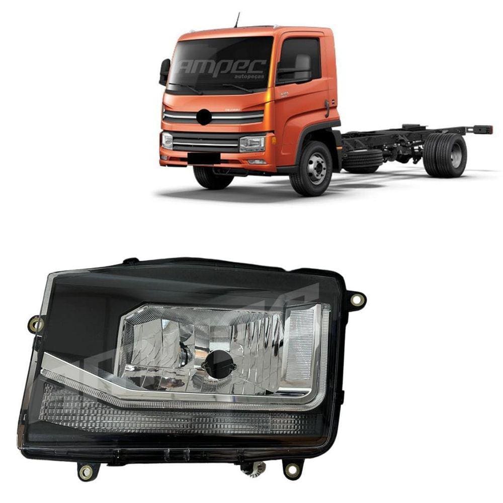 Farol Principal VW Delivery Lado Esquerdo -
