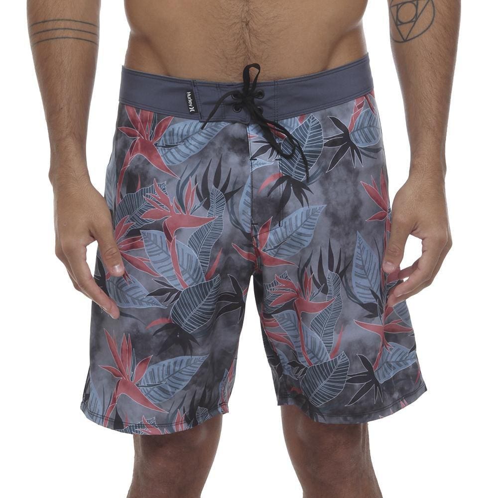 Bermuda Hurley Dragon 18" WT23 Masculina Preto