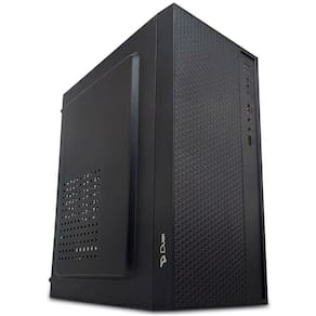 Gabinete Duex dx255-4 Micro ATX Preto 4 Slots USB 2.0 Áudio