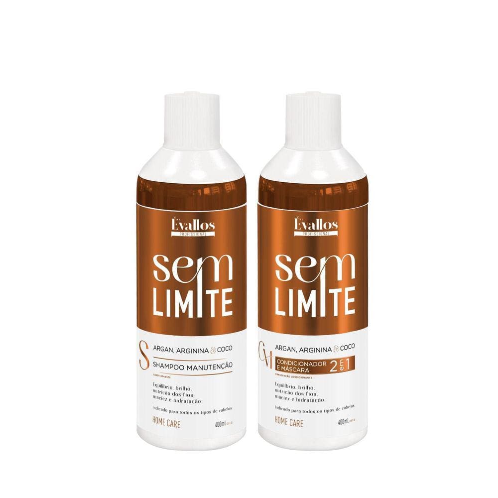 Shampoo Condicionador E Máscara 2 Em 1 Kit Home Care 400Ml