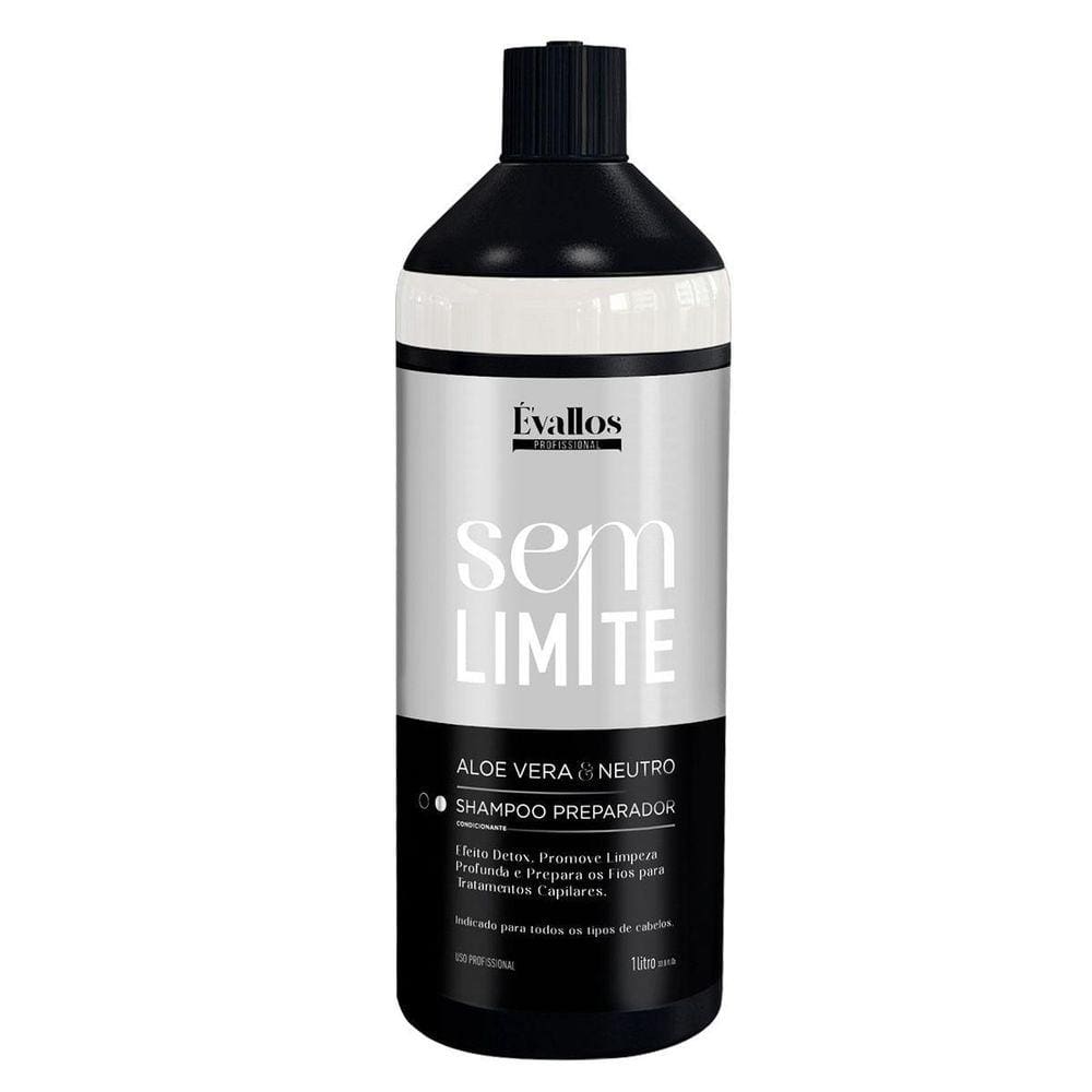 Shampoo Preparador Sem Limite Antiresíduos Detox Évallos 1L
