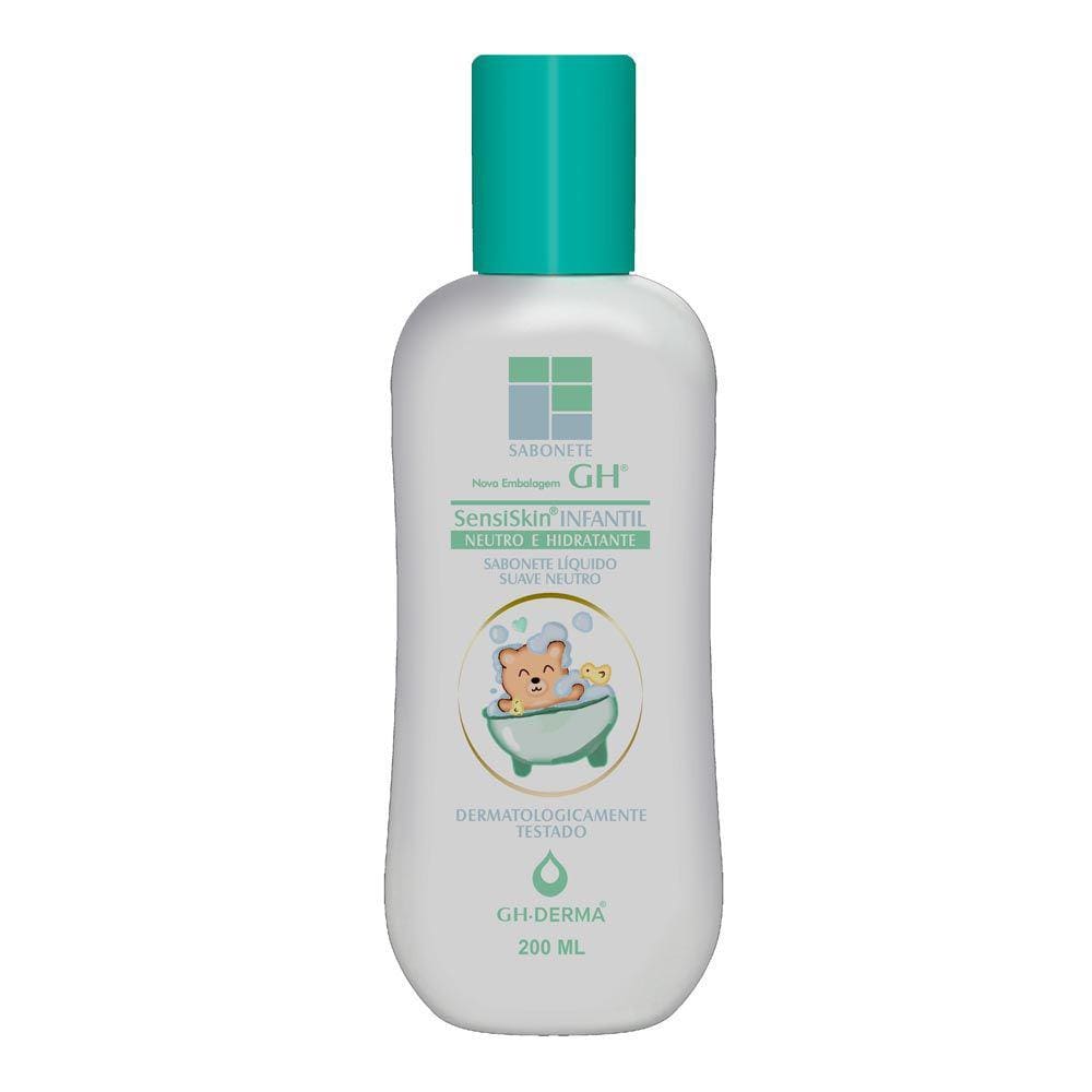 Sabonete Líquido Sensiskin GH Suave Neutro e Hidratante 200ml