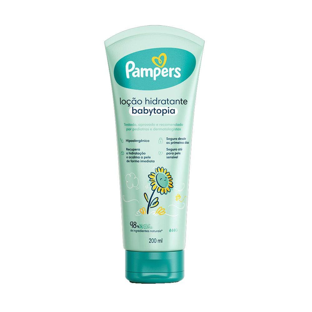 Loção Hidratante Pampers Babytopia Girassol 200ml