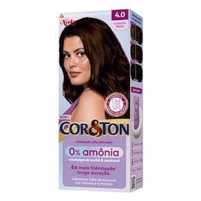 Tintura Cor&Ton Sem amônia Castanho Médio 4.0