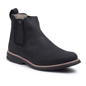 Bota Masculina Cano Curto Couro Botina Chelsea Casual