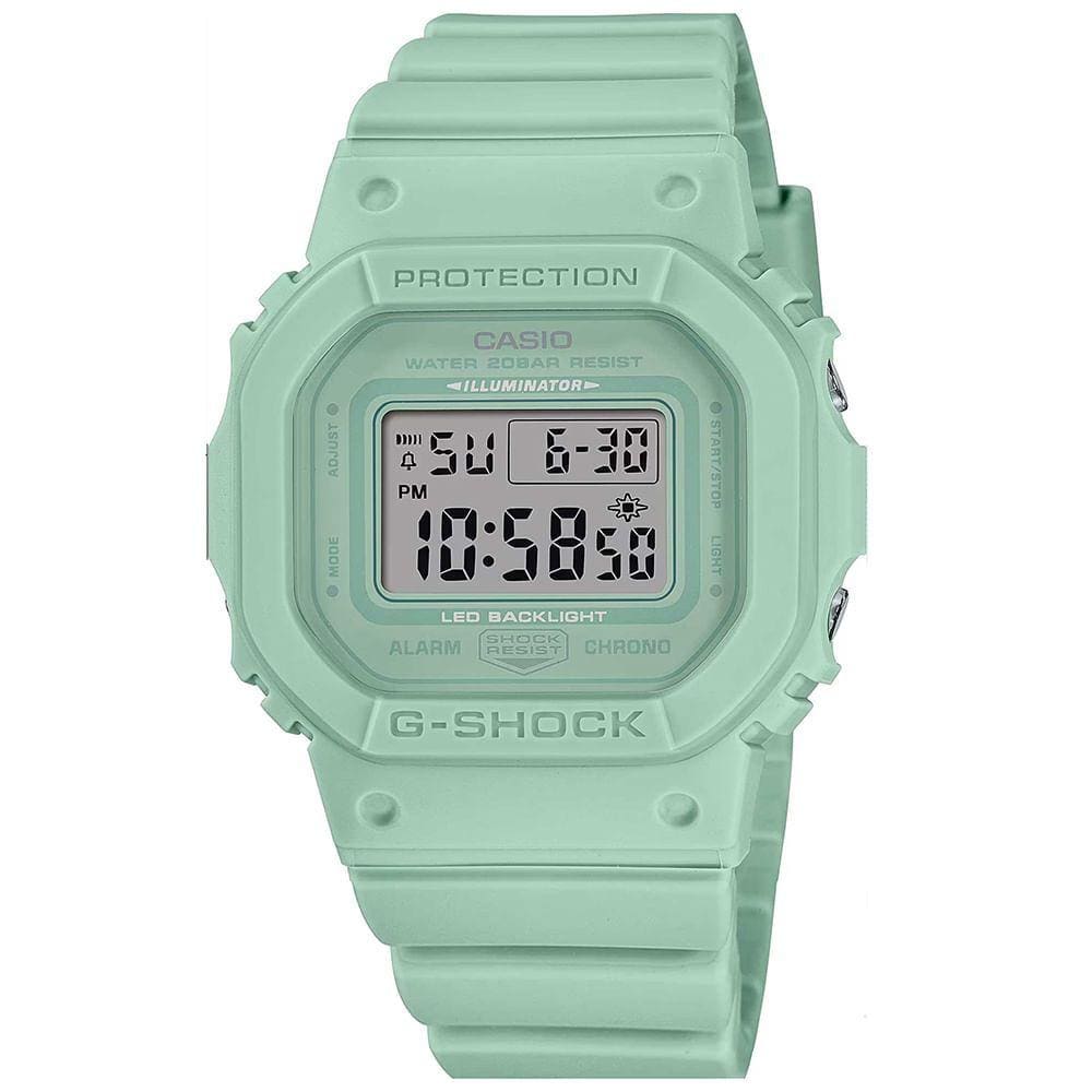 Relógio G-SHOCK verde digital feminino GMD-S5600BA-3DR