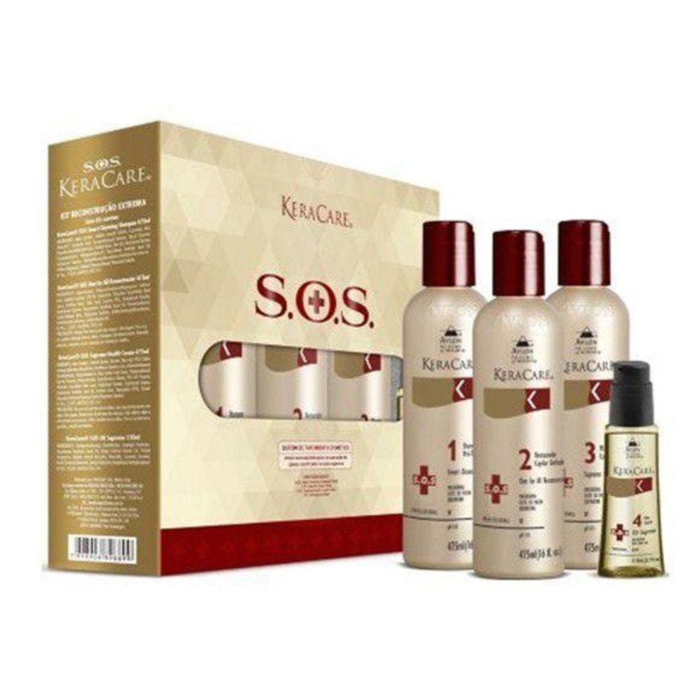 Avlon KeraCare S. O. S. Reconstrução Extrema ( 4 Produtos)