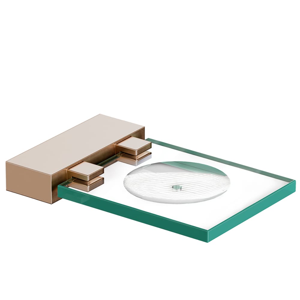 Saboneteira De Parede Fani Horus Champagne 4100 Ch450