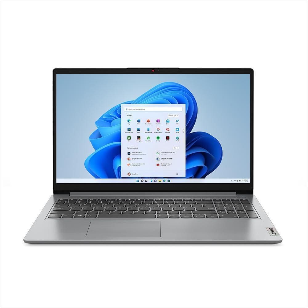 Notebook Lenovo Ideapad 1i I5 Intel Core i5 15.6" Iris® Xe como UHD Graphics 8GB 512GB SSD W11