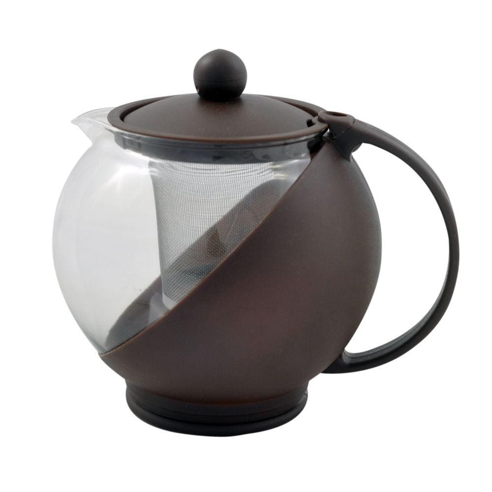 Bule Para Chá De Vidro e Plástico Com Infusor 750ml