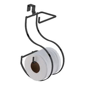 Porta Papel Higiênico Duplo Suporte Onix P/ Caixa Acoplada