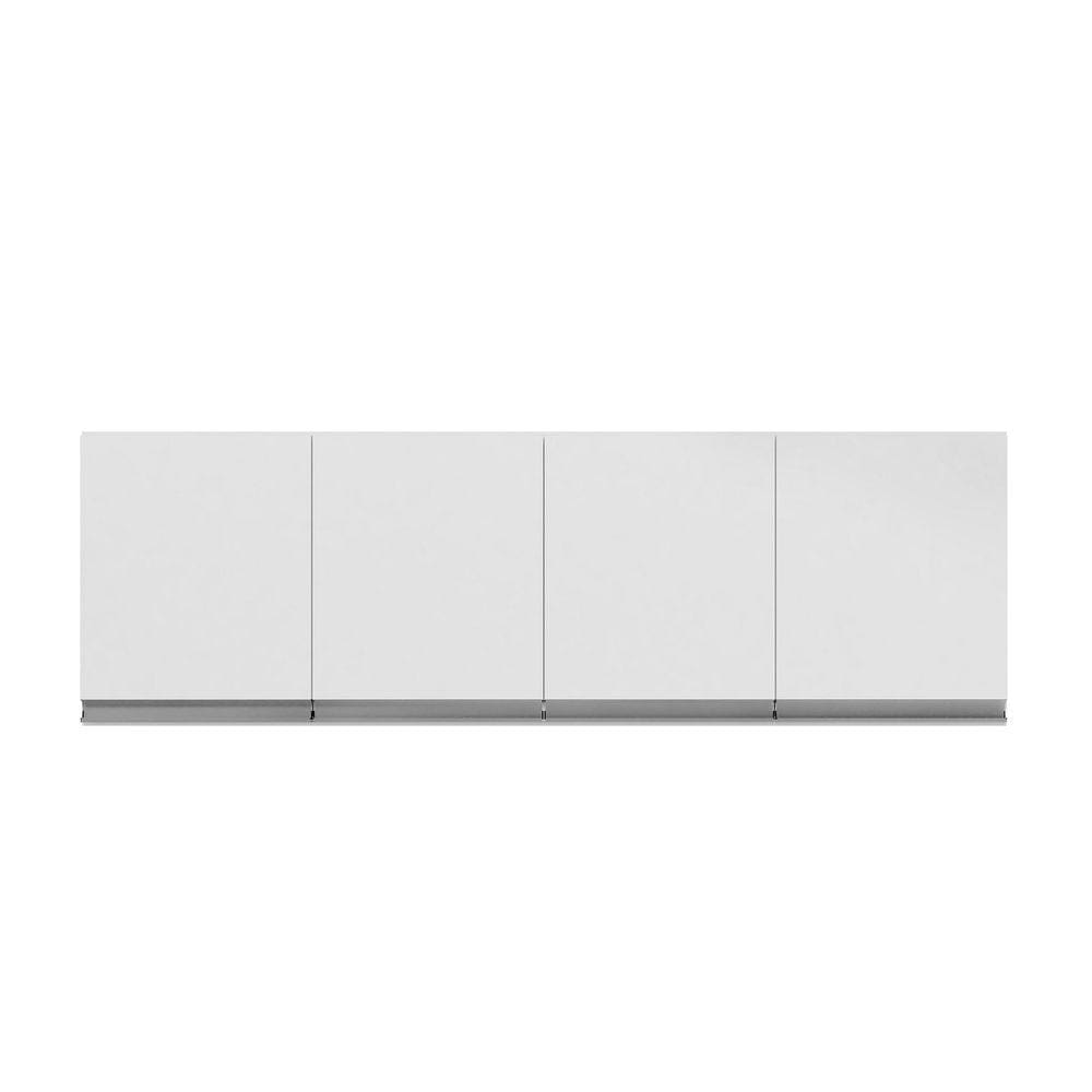 Armário Aéreo Andreia 150 cm 4 Portas Bco - AJL Móveis