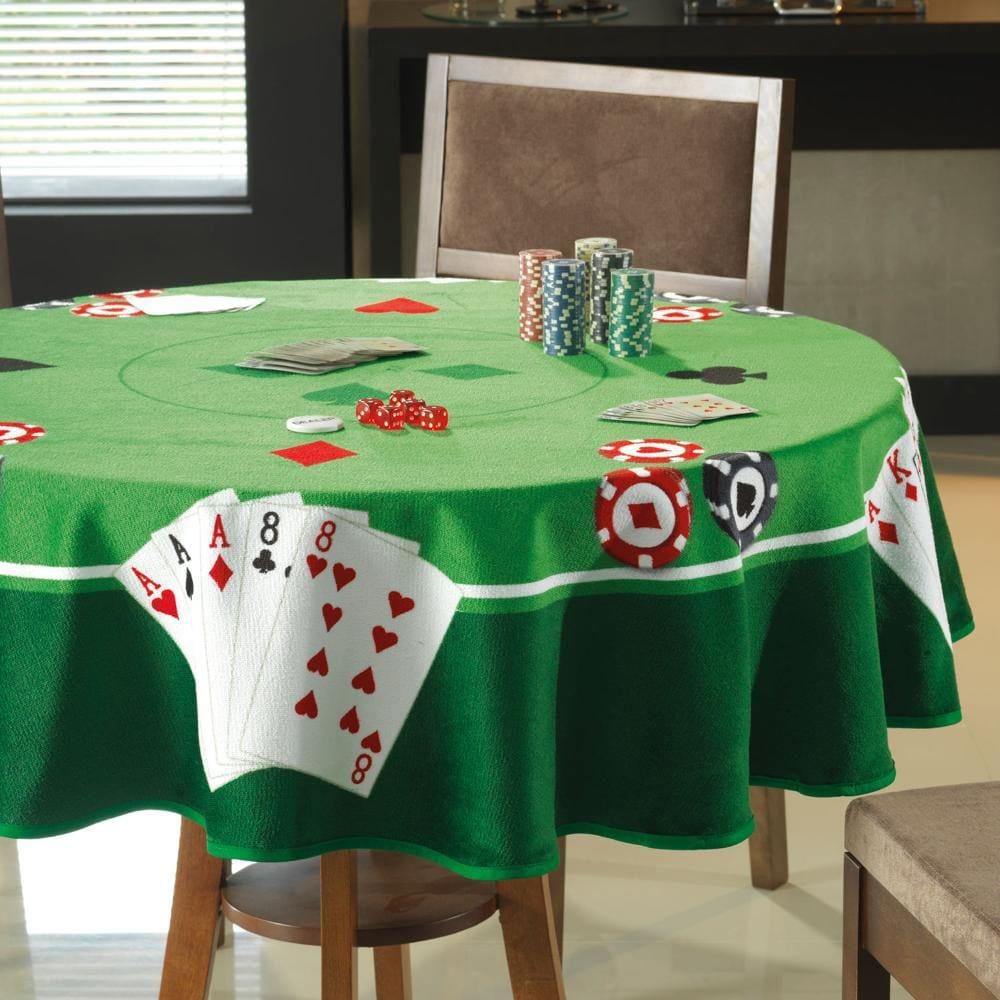 Toalha de Mesa Redonda Döhler Cartas II