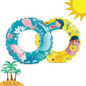 Boia Infantil de Cintura Grande Estampa Feminina Intex