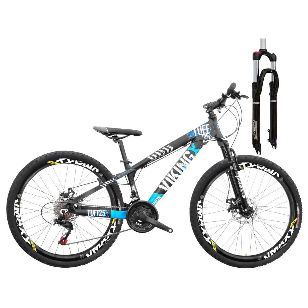 Bicicleta 26 Viking Tuff25 21V Freio Disco Susp de Trava