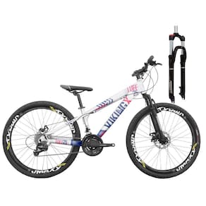 Bicicleta 26 Viking Tuff25 21V Freio Disco Susp de Trava