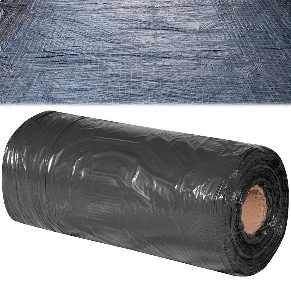 Bobina Lona Preta 4x100 Metros Para Obra Reforma 20 Kg Vonder