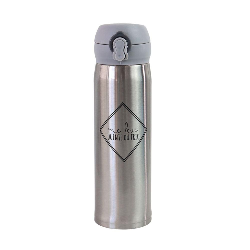Garrafa Isotérmica Aço Inox Trava Vacuum Cup 400ml