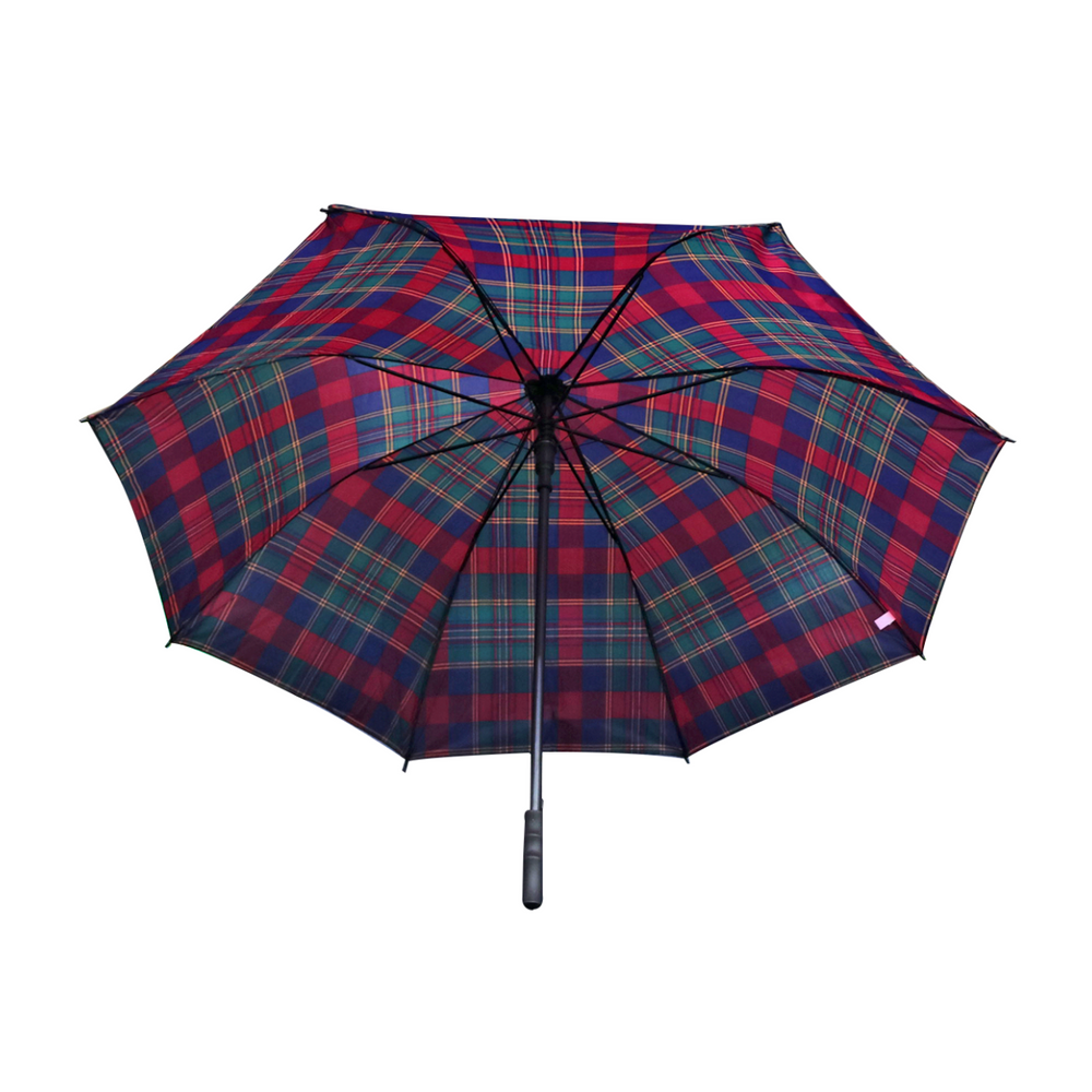 Guarda Chuva Automatico Portaria Xadrez Poliester 8 Varetas