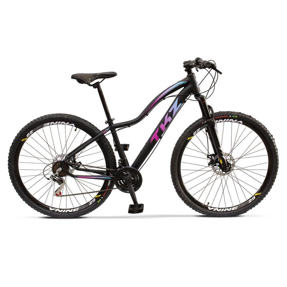 Bicicleta Fuji 21 Marchas Câmbio Tras. Shimano Quadro 15” Rebaixado em Alumínio Aro 29 TKZ