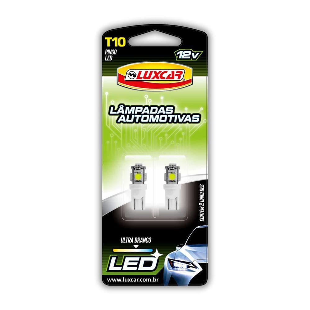 Lâmpadas Super Led Pingo T10 - Luxcar 12V