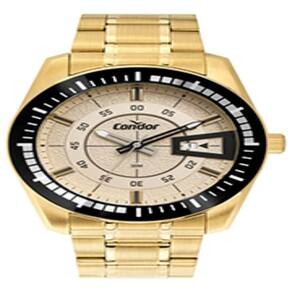 Relógio Condor Masculino Speed Racer Dourado COPC32BN/4C