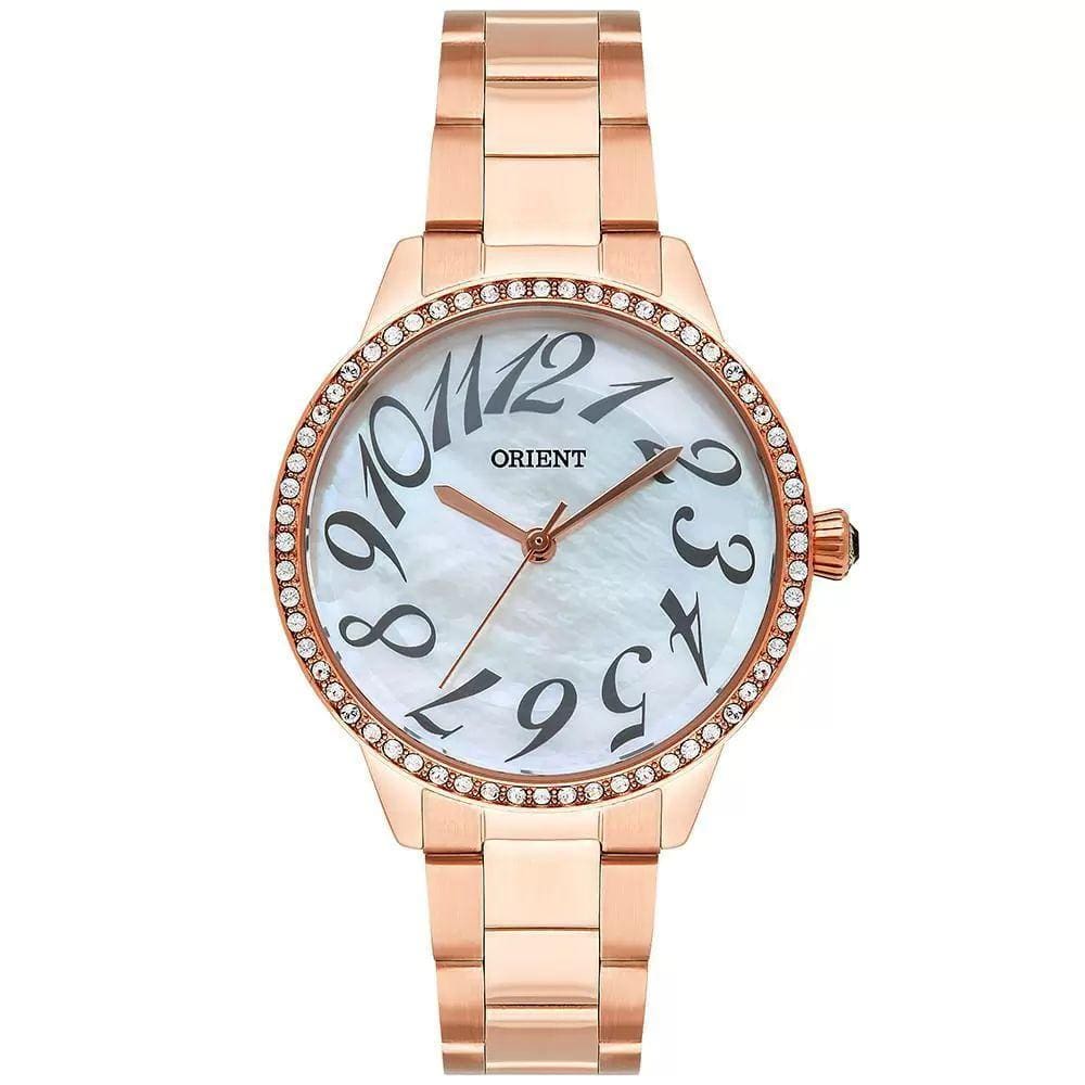 Relógio Orient Feminino Rosa Madrepérola FRSS0077B2RX