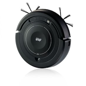 Robô Aspirador WAP Robot W100 3 em 1 Varre Aspira e Passa Pano, Sensor Antiqueda e Colisão Bivolt Preto