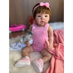 Bebê Reborn Bia - Kit Completo Corpo Do Bebê Tecido