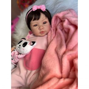 Bebê Reborn Nina - Kit Completo Corpo Do Bebê Tecido